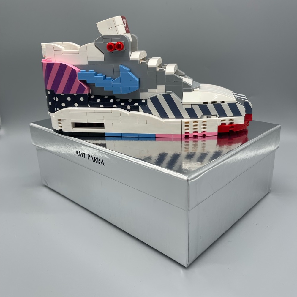 Completed Nike Air Max 1 ‘Parra’ Kick Brick Set